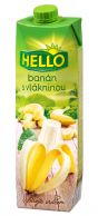 Hello příchuť Banán s vlákninou 1L