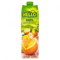 Hello 100% Pomeranč 100% 1L