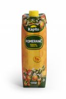 Kapito Pomeranč 100% bez cukru a sladidel 1L