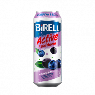 Birell Active s kofeinem přích. Borůvka & Acai 0,5L plech