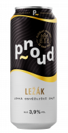 Proud ležák 0,5L plech