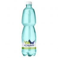 Korunní j.perlivá s příchutí Limeta a Máta 0,75l