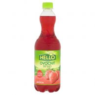 Hello sirup Extra hustý příchuť Jahoda 0,7L