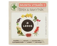 Leros bylinný čaj Vitamín C imunita šípek&rakytník 10x2g 