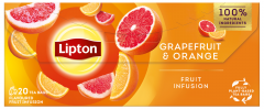 Čaj Lipton ovocný Grapefruit & Orange 20x1,7g