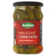 Cornichons s chilli okurky 300g