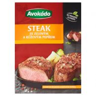 Steak se zel. a růž. pepřem 20g