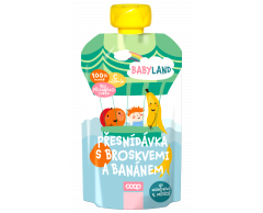 Přesnídávka s Broskvemi a Banánem 120g kps BabyLand