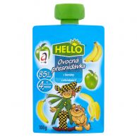 Hello Ovocná svačinka s Banány a jablky 100g kapsička 