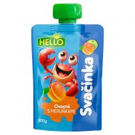 Hello Ovocná svačinka s Meruňkami a jablky 100g kapsička 