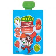 Hello Ovocná svačinka s Jahodami a jablky 100g kapsička