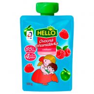 Hello Ovocná svačinka s Malinami a jablky 100g kapsička