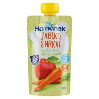 Hamánek kapsička Jablko s mrkví 100g
