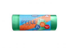 Zatahovací pytle 60L 20ks Doma