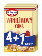 Cukr vanilínový 4+1 balení 100g Dr.Oetker