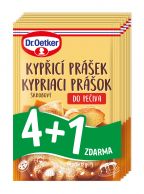 Kypřící prášek do pečiva 4+1 balení 60g Dr.Oetker