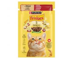 Friskies kapsička s hovězím kočka 85g