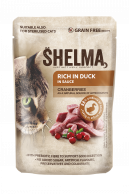 Shelma kapsička kočka kachna/brusinka 85g