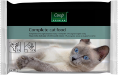 Cat Food  hovězí kuřecí v želé 4x100g kps pro kočky COOP Premium