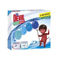 Dr.Devil WC Push Pull gel Polar Aqua WC blok 2x20g