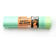 Pytle na odpad 60L zatahovací černé extra silné