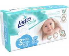 Pleny Linteo Baby Midi-3 54ks 