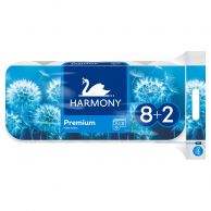 Toaletní papír Harmony premium pure white 3v 8+2x17,5m