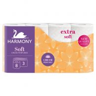 Toaletní papír Harmony Soft Cream Perfumes 3v 8x17m