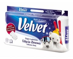 Toaletní papír Velvet zimní edice 3v 8x18,3m