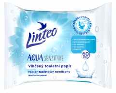 Vlhčený toaletní papír Linteo Aqua Sensitive 60ks 