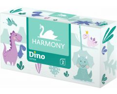 Papírové kapesníčky Harmony Dino box 150ks