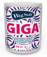 Kuchyňské utěrky Big soft Giga 58m 1ks 